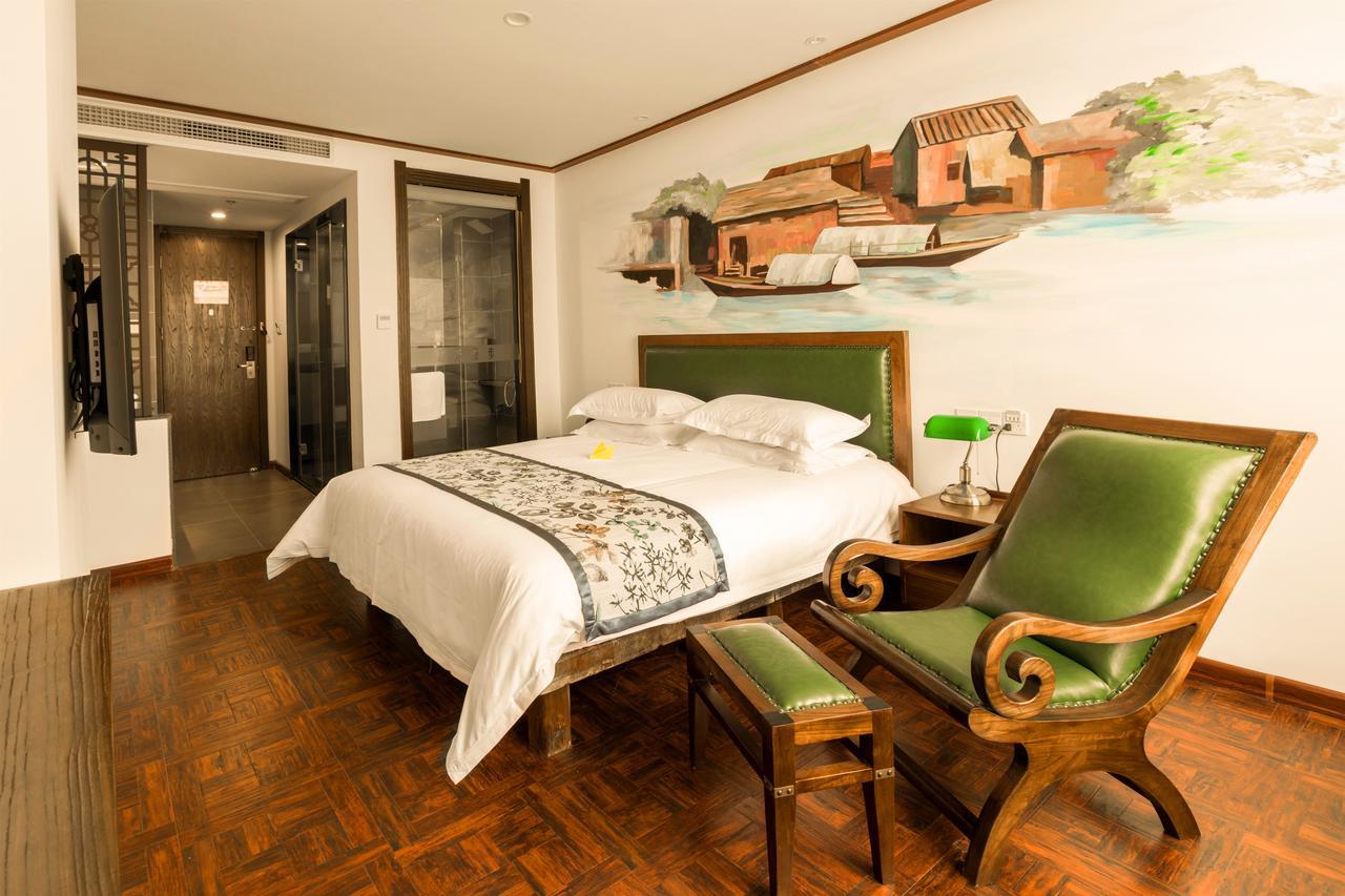 Nostalgia Hotel Near Tianjin Polar Ocean Word- Tianjin Fonte Joy World, 10 Minutes Drive Away From Tianjin Tanggu High-Speed Railway Station, Free Ice-Cream, Mineral Water, Snacks And Laundry Service, English Communication Well المظهر الخارجي الصورة